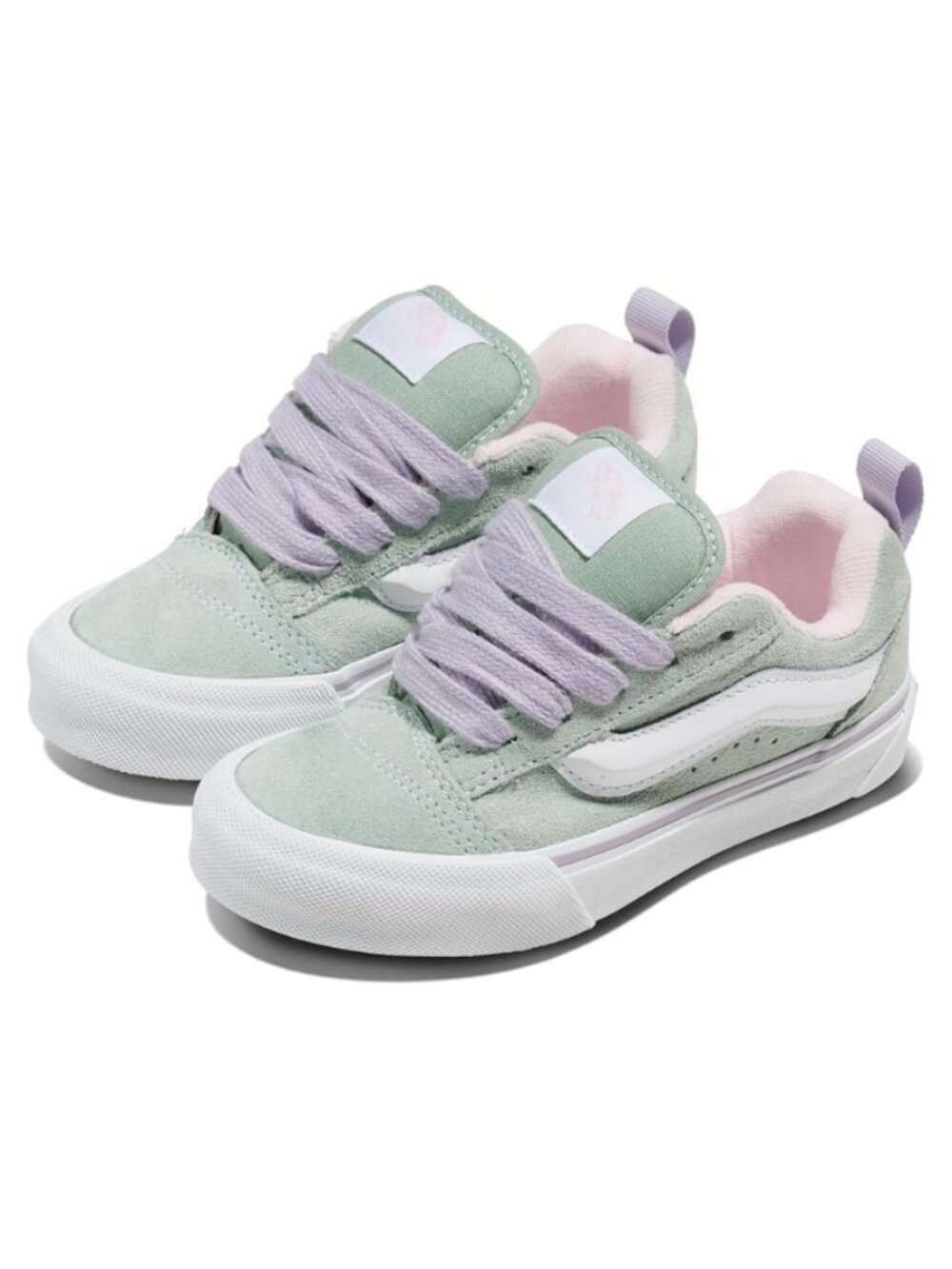Vans Little Kids' Knu Skool '90s Retro Puffy Low-Top Sneakers Brand New!